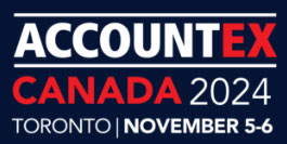 Accountex Canada logo and 2024 conference info